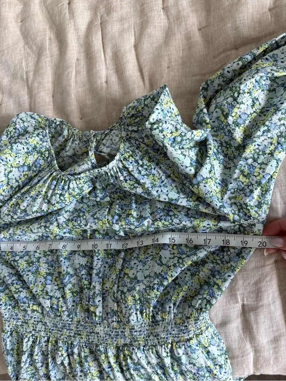 J.Crew x Liberty Fabric Palermo 100% Cotton Floral Mini Dress Size Medium